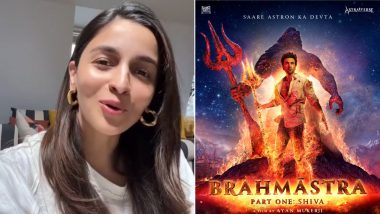 Brahmastra Part One – Shiva: Alia Bhatt Reveals She Hasn’t ‘Slept for a Week’ Waiting for the Film’s Trailer (Watch Video)