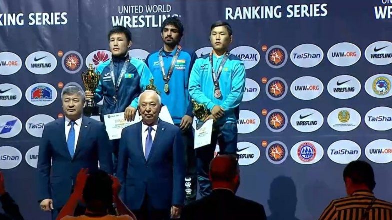 Bolat Turlykhanov Cup 2022: Aman Sehrawat Bags Gold, Bajrang Punia Settles for Bronze; India End Campaign With 11 Medals