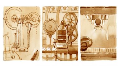 Angelo Moriondo aka Espresso Machine Inventor Gets Google Doodle Celebrating His 171st Birthday (Watch Video)