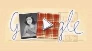 'Honoring Anne Frank,' Google Doodle Honours The Holocaust Victim on the 75th Anniversary of 'The Diary of Anne Frank' (Watch Video)
