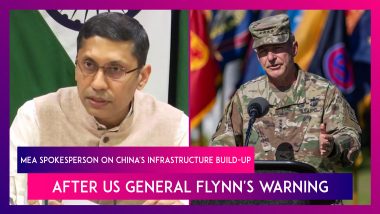 Arindam Bagchi, MEA Spokesperson Addresses China's Infrastructure Build-Up After US General Flynn's Warning