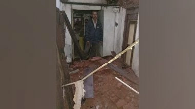 India News | Two Houses Collapse in Karnataka's Hubli Due to Heavy Rainfall