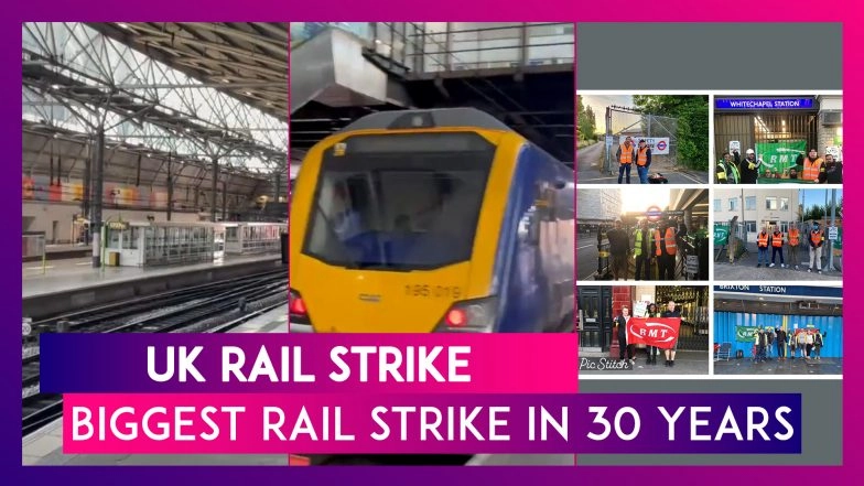 UK Rail Strike: Railway Workers To Stay Off Shifts In Biggest Walkout ...
