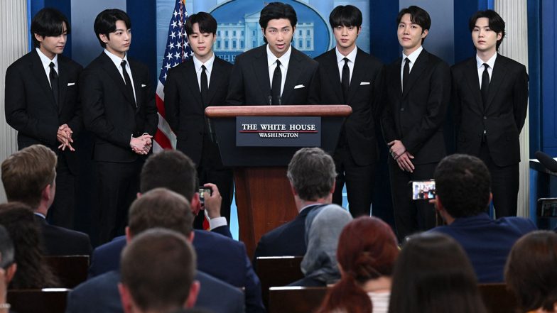 BTS at White House: Bangtan Boys Deliver Remarks in Press Briefing Ahead of Meeting With US President Joe Biden