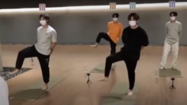 International Yoga Day 2022: BTS Members Delight ARMY As Their Throwback Yoga Video Surfaces Online on This Big Day! (Watch Video)