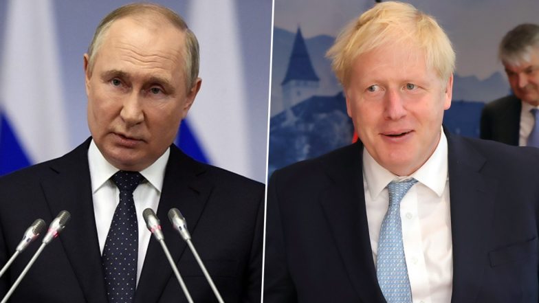 UK PM Boris Johnson Says if Vladimir Putin Was a Woman He Would Not Have Started Such ‘Macho War’ in Ukraine