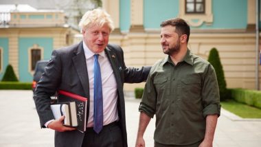 British PM Boris Johnson Makes 2nd Trip to Ukraine Since War Began