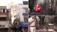 Delhi Fire: Massive Fire Breaks Out in Karol Bagh&rsquo;s Shoe Market, 39 Fire Tenders Rushed to Spot