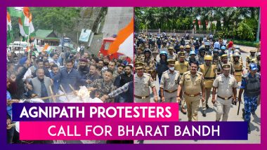 Agnipath Protesters Call For Bharat Bandh: Congress Workers To Support Strike, State Govts Put Police On High Alert