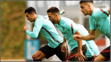 Cristiano Ronaldo Prepares for Spain vs Portugal UEFA Nations League (See Pics)