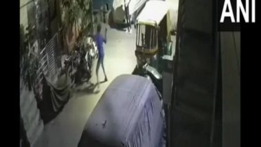 India News | Two Arrested in Delhi's Jahangirpuri for Pelting Stones, Damaging Vehicles