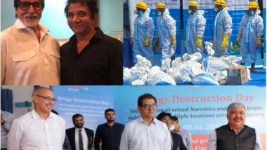 Business News | Finance Minister Nirmala Sitharaman Urges Dr Yusuf Merchant to Spread the Word on Antidrug Commitment of Law Enforcement Agencies