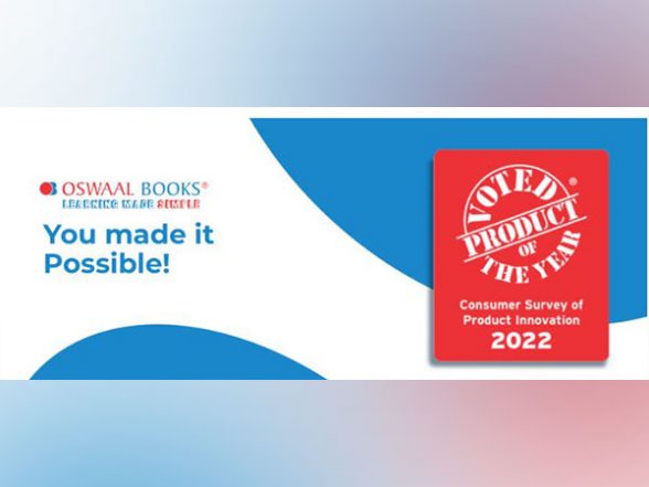 Business News | Oswaal CBSE ICSE Question Banks Awarded with 'Product of the Year 2022', as Per Nielsen Nation Wide Survey - Vimarsana News