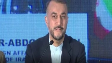 World News | India, Iran Determined to Take Trade Volume to Historical Level: FM Abdollahian