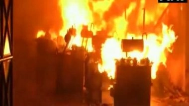 India News | Madhya Pradesh: Massive Fire Breaks out in Jabalpur Factory