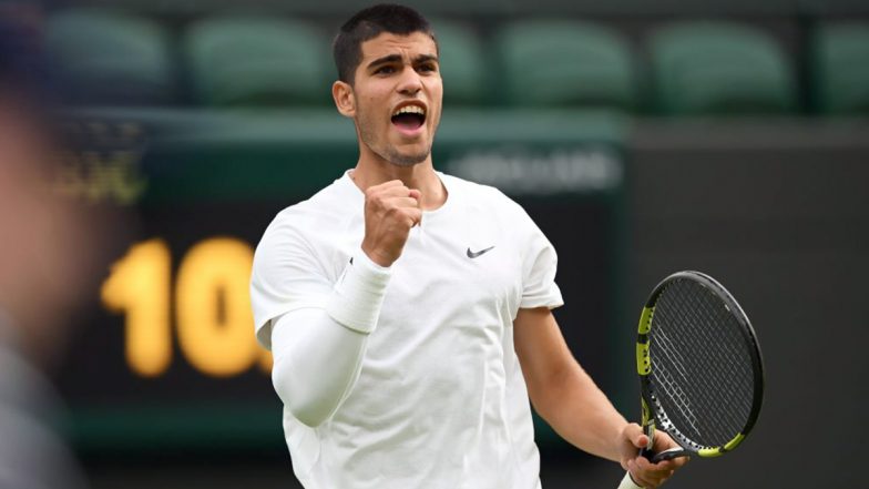 Carlos Alcaraz vs Tallon Griekspoor, Wimbledon 2022 Live Streaming Online: Get Free Live Telecast of Men's Singles Tennis Match in India