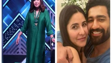 Entertainment News | Katrina Kaif Reacts After Farah Khan Poses with Vicky Kaushal