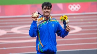 Sports News | Neeraj Chopra Breaks Own National Record with 89.30m Javelin Throw, Bags Silver Medal