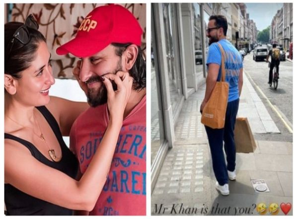 Entertainment News | Saif Ali Khan is on a Shopping Spree in UK, Wife Kareena Kapoor Khan Shares His Picture