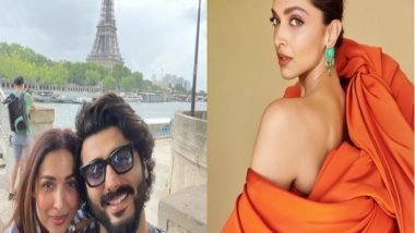 Entertainment News | Arjun-Malaika Spot Deepika Padukone at Paris Airport, See What Happens Next