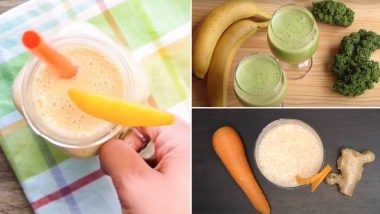 National Smoothie Day 2022: 5 Quick And Nutrient-Rich Smoothies to Start Your Day Strong; Watch Recipe Videos 