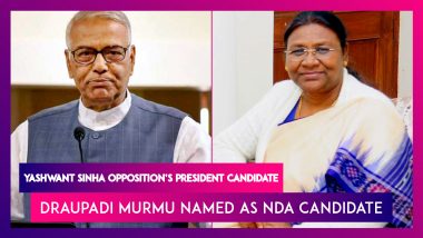 Yashwant Sinha As Opposition President Candidate, Draupadi Murmu Named By BJP As The NDA's Candidate For July 18 Contest