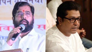 Shiv Sena Rebel Leader Eknath Shinde Speaks to MNS Chief Raj Thackeray About Recent Political Situation in Maharashtra