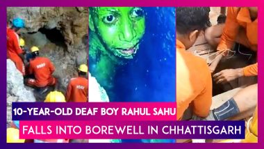 Chhattisgarh: 10-Year-Old Deaf Boy Rahul Sahu Falls Into Borewell, Rescue Efforts On For Third Day