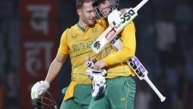 Sports News | Ind Vs SA: Van Der Dussen, Miller's Carnage Guide Proteas to Historical Win in 1st T20I