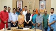 India News | Delhi Legislative Assembly Members Call on LG Vinai Saxena