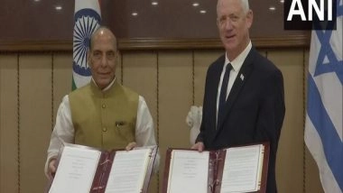 World News | India, Israel Adopt 'vision Statement' to Boost Defence Ties