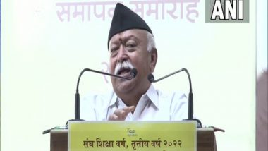 India News | RSS Chief Mohan Bhagwat Says 'Why Look for Shivling in Every Mosque' Amid Varanasi Gyanvapi Row