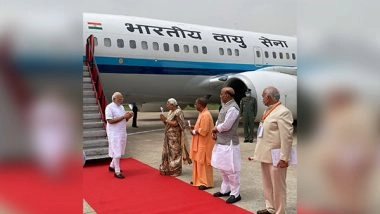 India News | PM Modi Reaches Lucknow to Participate in UP Investors Summit