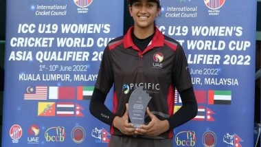 Sports News | Nepal Bowled out for Eight Runs in Emphatic UAE Win on Day 2 of U-19 Women's T20 WC Asia Qualifier