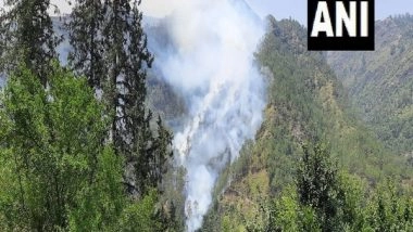 India News | Fire Breaks out in Poabo Forest Area of Shimla