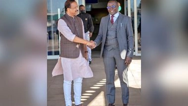 World News | MoS Muraleedharan Arrives in Harare as Part of African Nations' Visit