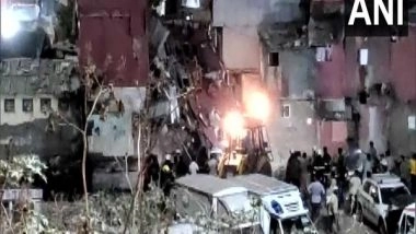 India News | Residential Building Collapses in Mumbai's Shastri Nagar, 16 Injured, One Succumbs to Injuries