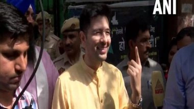 India News | Rajinder Nagar Bypoll: Raghav Chadha Casts Vote, Says 'people Will Vote to Get Corruption-free Governance'