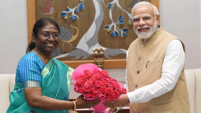 Presidential Elections 2022: PM Narendra Modi Meets NDA Candidate Droupadi Murmu