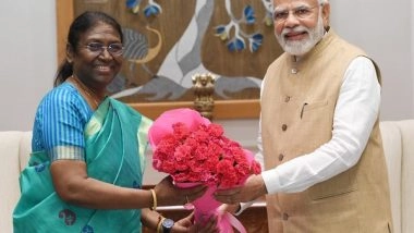 India News | PM Modi Meets NDA Presidential Candidate Murmu, Says Nomination Lauded by All