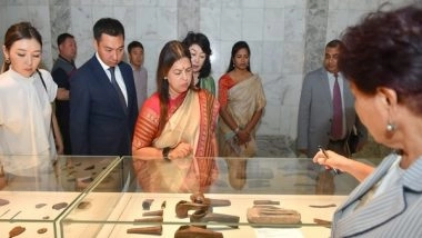 World News | MOS Meenakashi Lekhi Visits 'Kyrgyz State Historical Museum' During Kyrgyzstan Trip