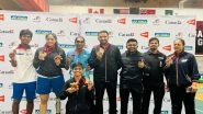 Sports News | Manasi, Manisha Win Gold, Pramod Bhagat Bags Silver as India End with Nine Medals at Canada Para-Badminton International
