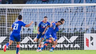 India vs Hong Kong Football Match Video Highlights: Watch Blue Tigers Triumph Over HK in AFC Asian Cup Qualifier