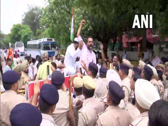 India News | Rahul Gandhi Vs ED: Congress Protests in Several States; Shivakumar, Siddaramaiah Detained - Vimarsana News