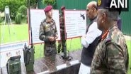 India News | Rajnath Singh Inspects Communication Equipment at 15 Corps Headquarters in Srinagar