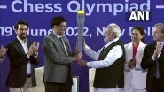 Sports News | PM Modi Launches Torch Relay for Chess Olympiad for First Time Ever in History of Event