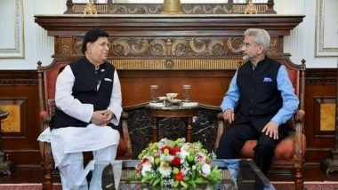 World News | Jaishankar Meets Bangladeshi FM for First Physical Joint Consultative Commission Meeting Today