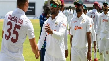 Sports News | Bangladesh Skipper Shakib Blamed Poor Batting for Loss Against WI in 1st Test