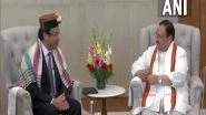 World News | JP Nadda Meets Senior Leader of Communist Party of Vietnam Under 'Know BJP' Outreach Programme