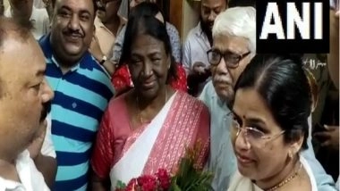 India News | Crowd Gathered to Congratulate NDA's Presidential Candidate Droupadi Murmu at Her Residence in Odisha